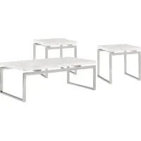 Nerissa Metal 3 Pc Table Set