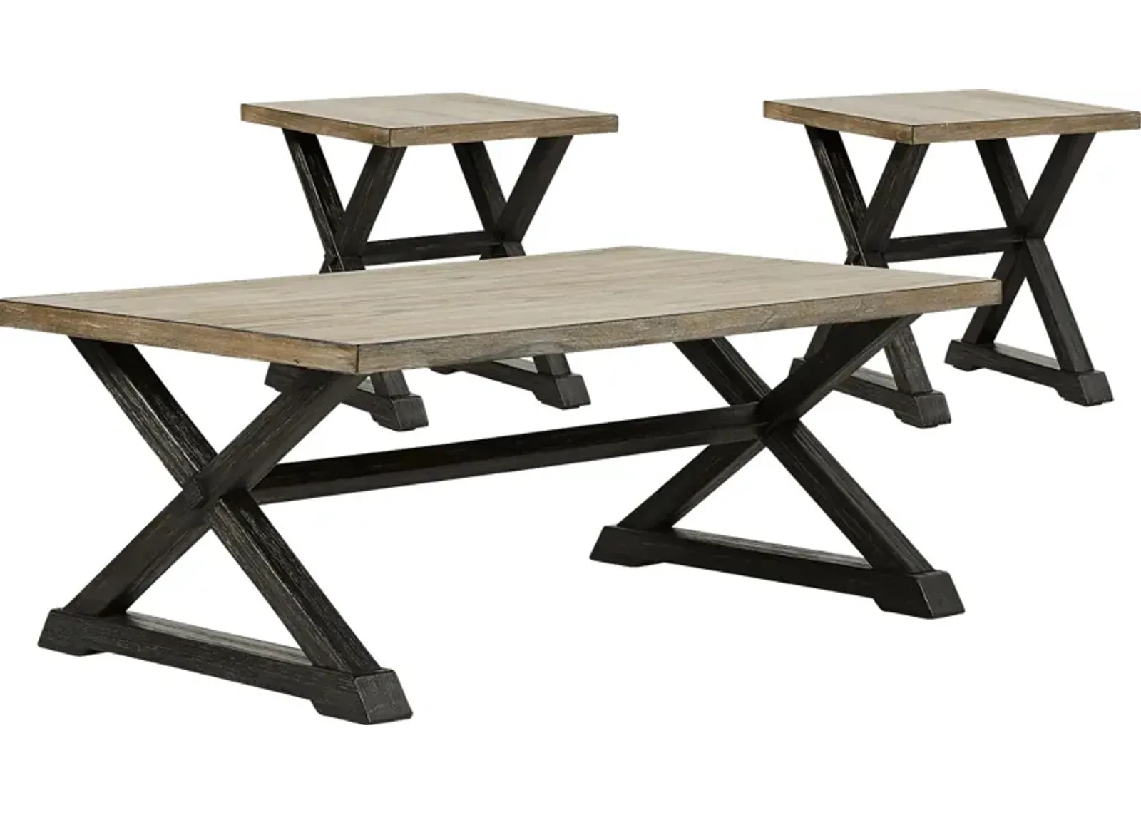 Kalani Black 3 Pc Table Set