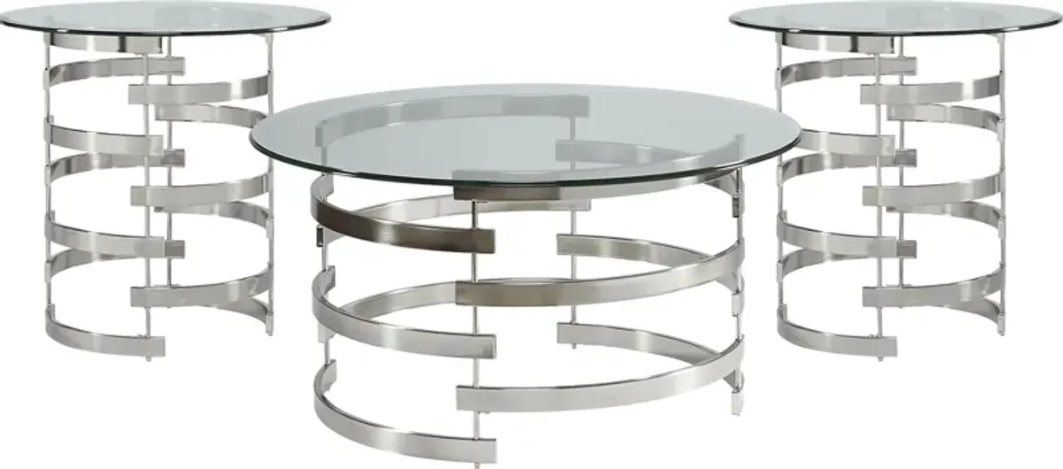 Baylor Metal 3 Pc Table Set