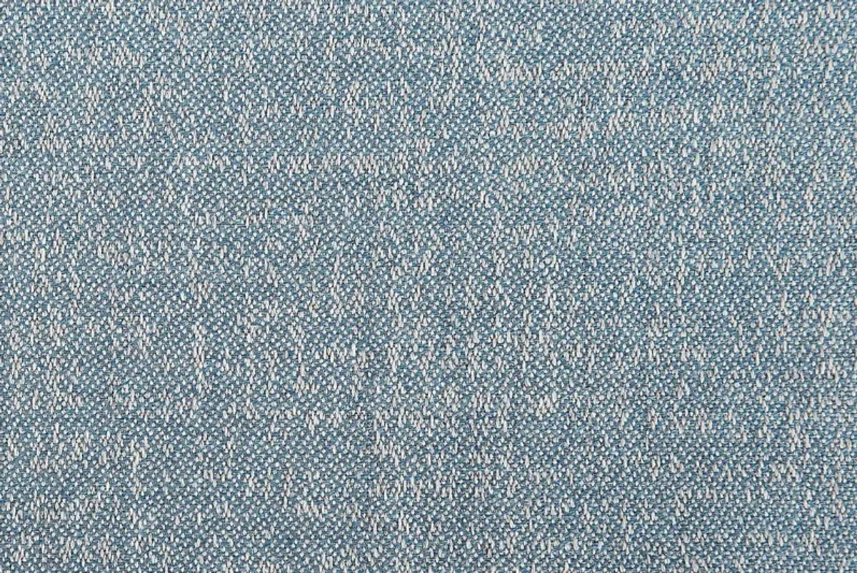 Lake Breeze Aged Bronze 3 Pc Outdoor Sectional with Blueberry Cushions