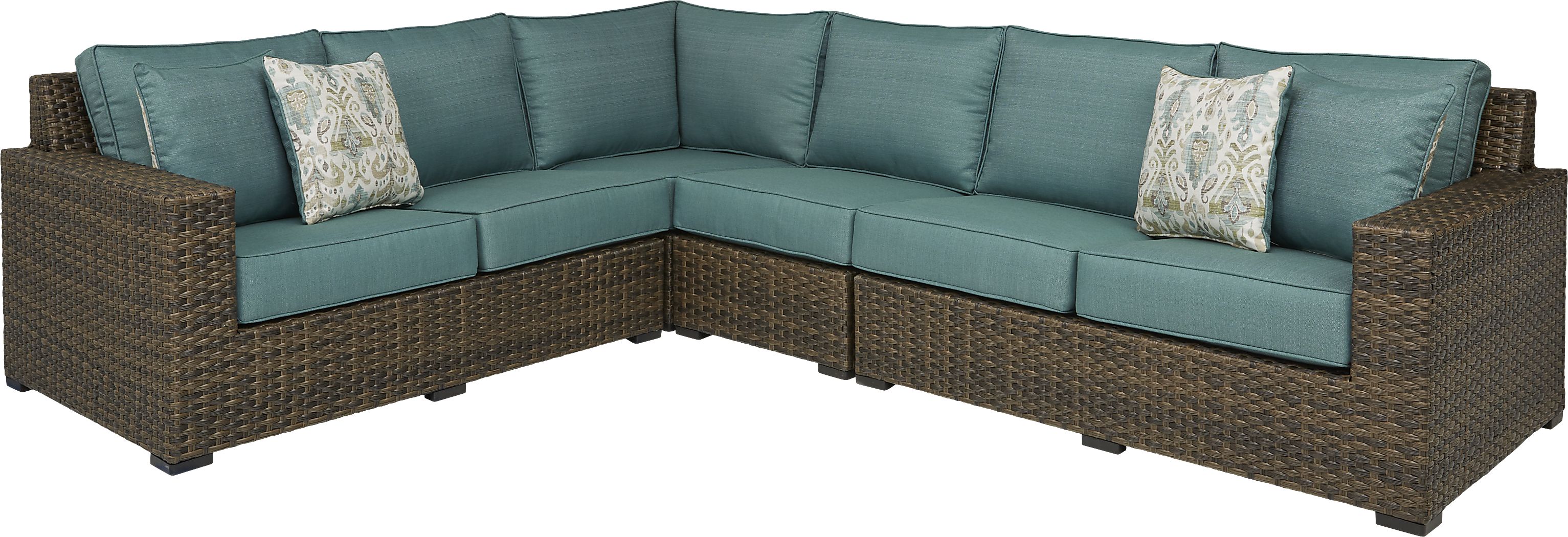 Rialto 4 Pc Outdoor Sectional with Cushions