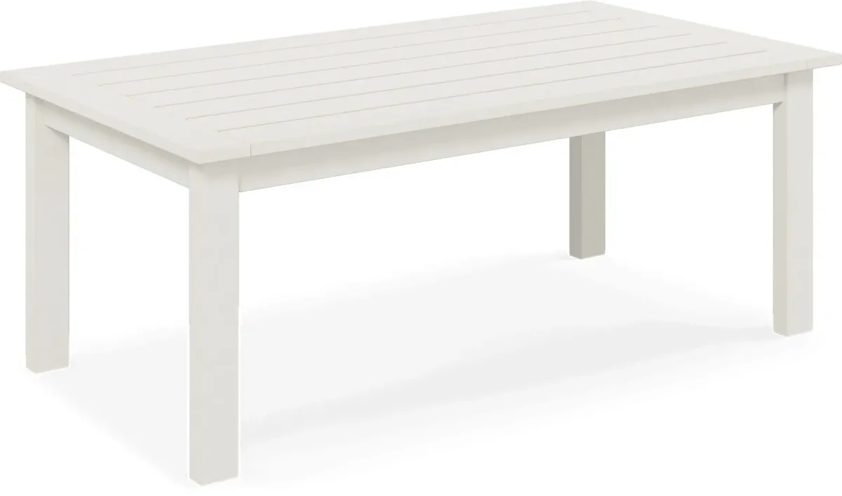 Eastlake White Outdoor Cocktail Table