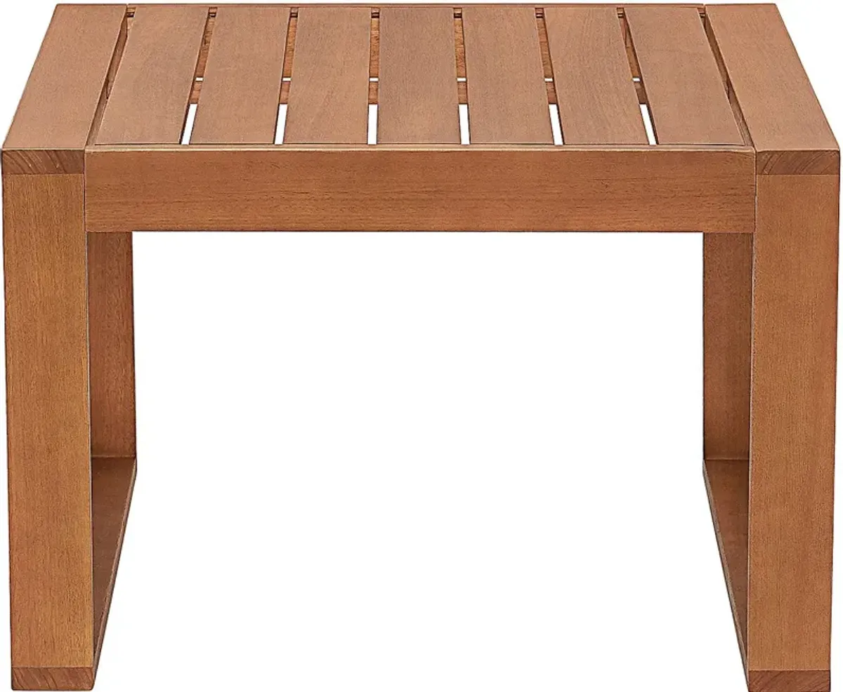 Outdoor Halterman Brown Cocktail Table