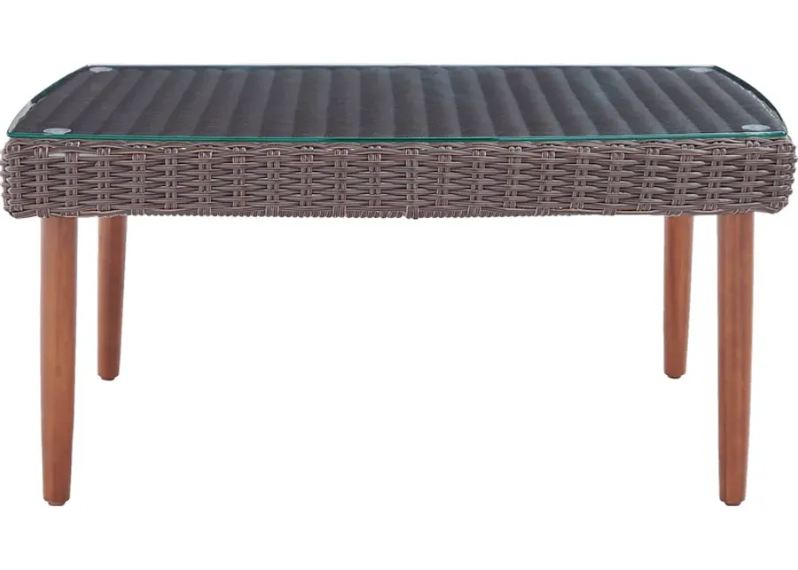 Camack I Brown Outdoor Cocktail Table