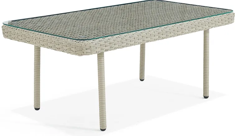 Deckle I Light Gray Outdoor Cocktail Table