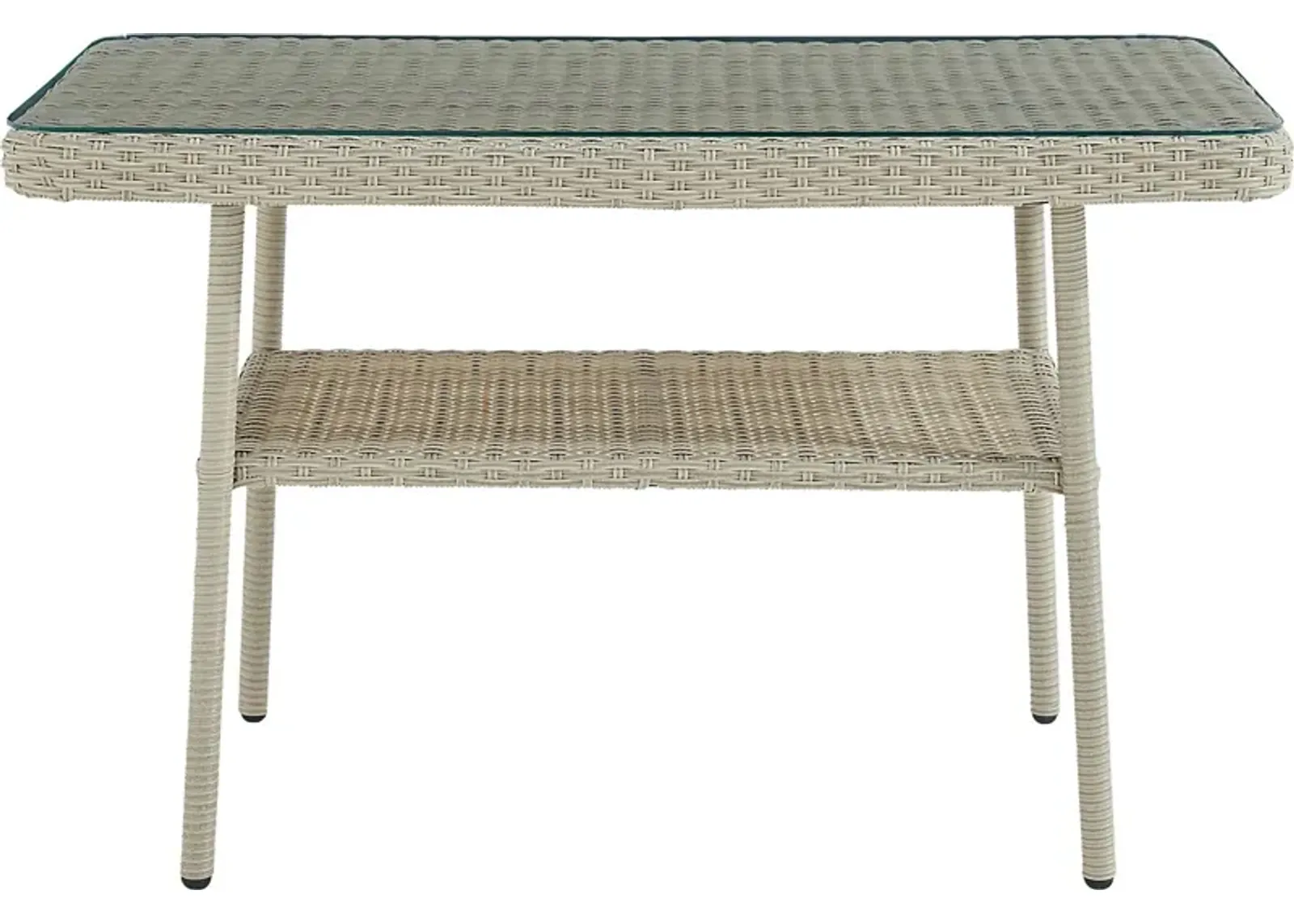 Deckle II Light Gray Outdoor Cocktail Table