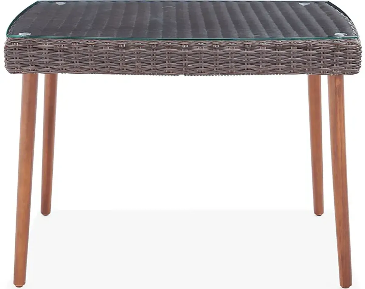 Camack II Brown Outdoor Cocktail Table