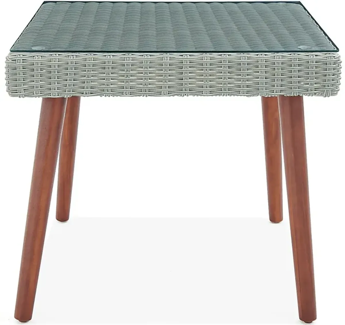 Deupree II Light Gray Outdoor Cocktail Table