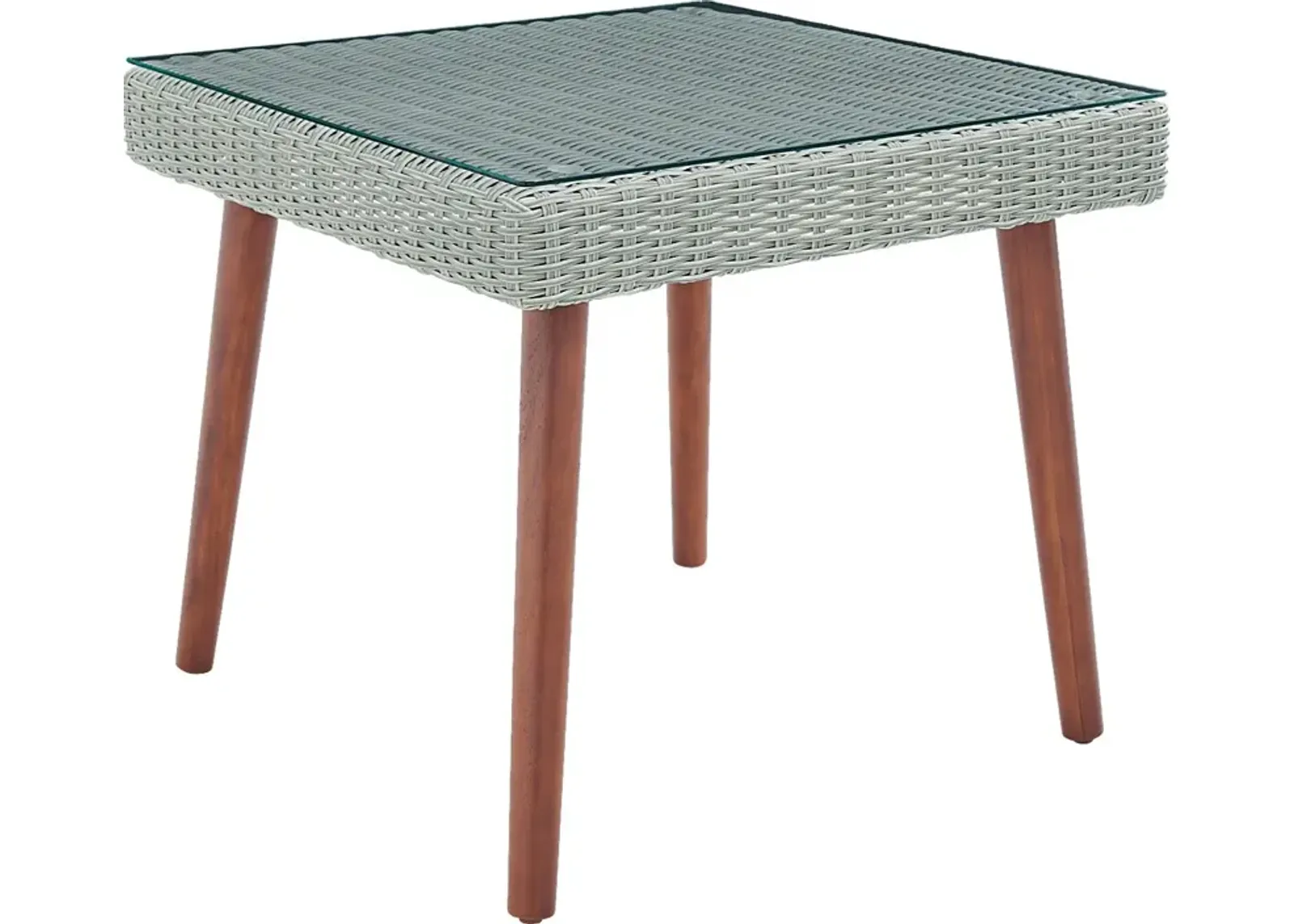 Deupree II Light Gray Outdoor Cocktail Table