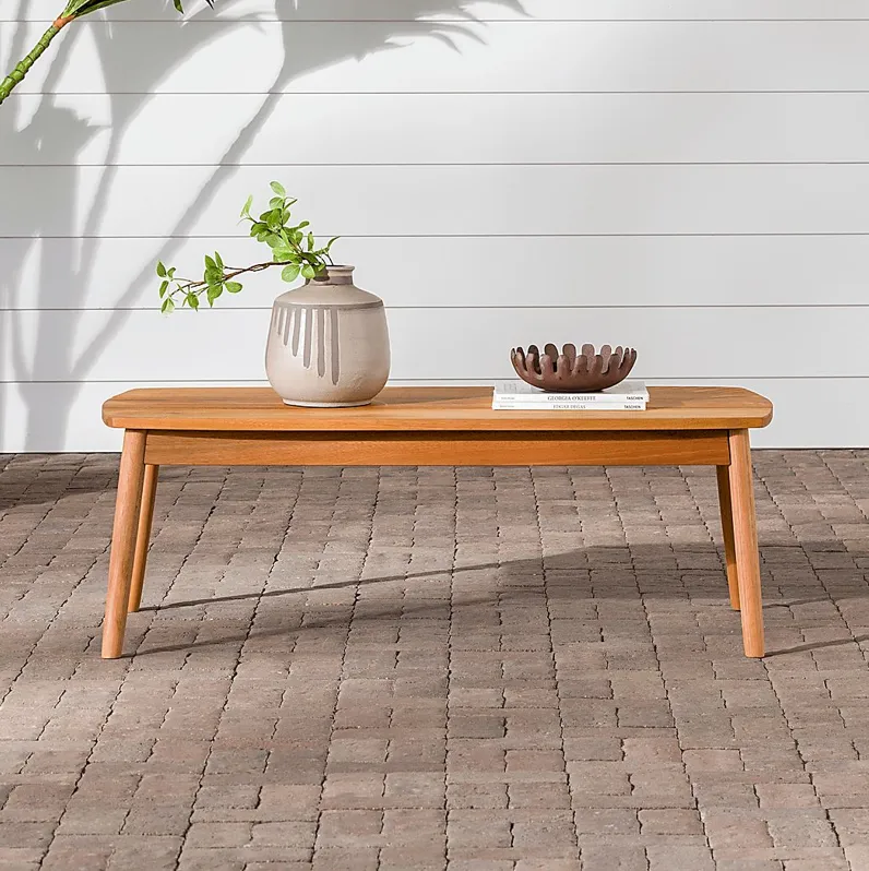 Outdoor Shellrich Coast Natural Cocktail Table