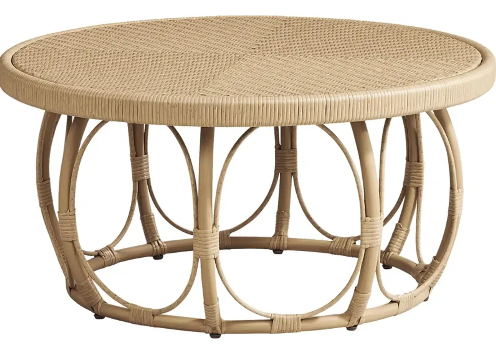 Coronado Sandstone Round Outdoor Chat Table