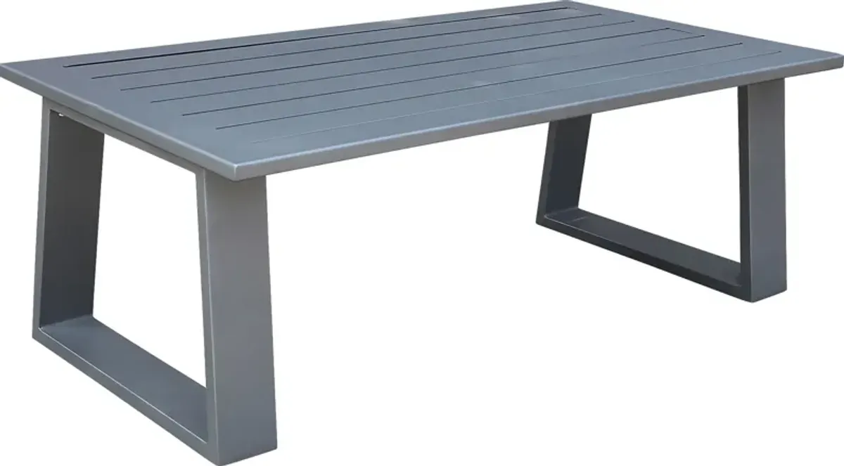 Outdoor Clothilde Gray Cocktail Table