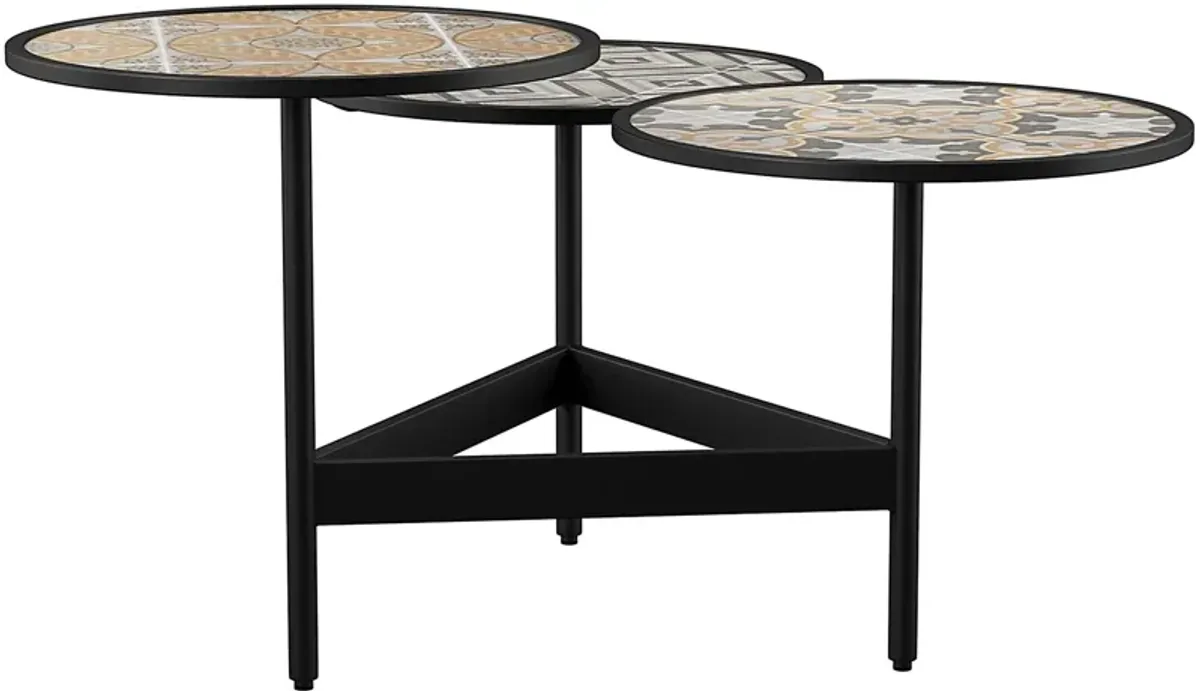 Outdoor Kennilworth Black Cocktail Table