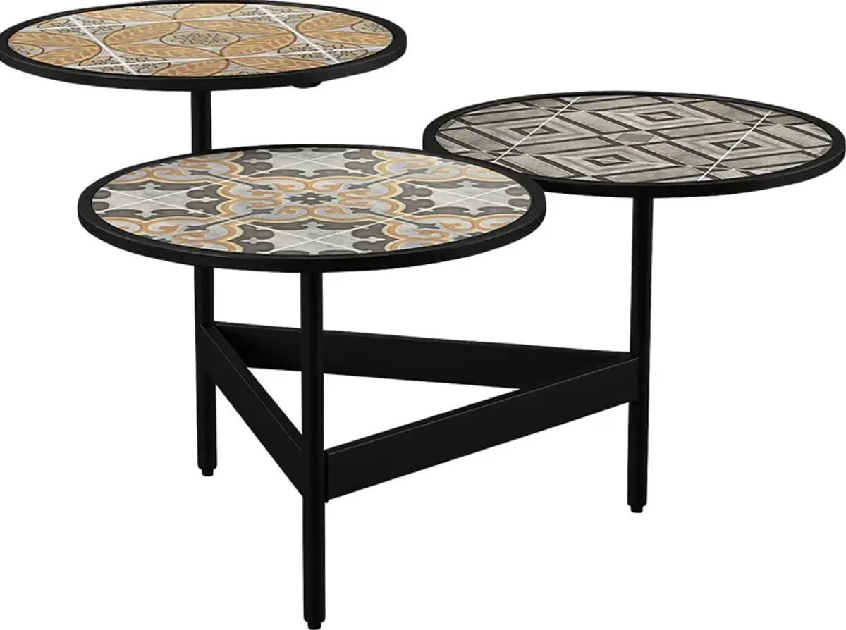 Outdoor Kennilworth Black Cocktail Table