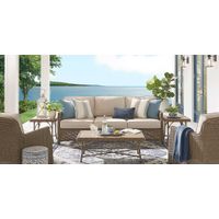 Ridgecrest Brown Outdoor Cocktail Table