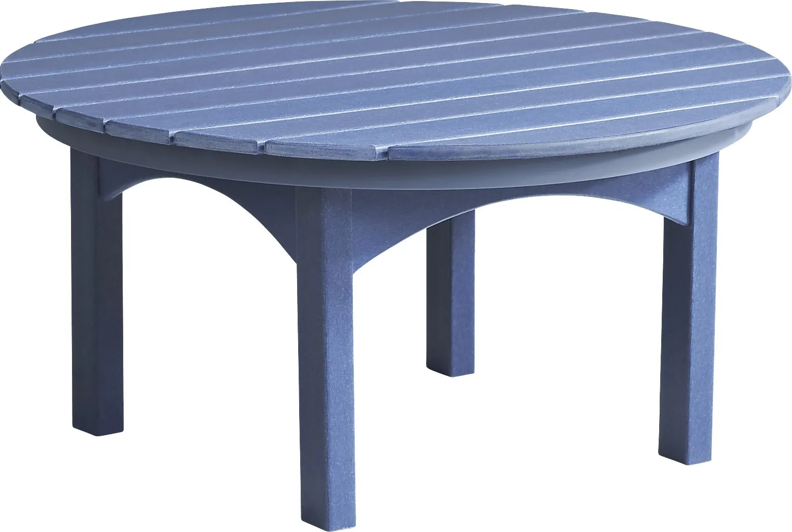 Addy Navy Round Outdoor Cocktail Table