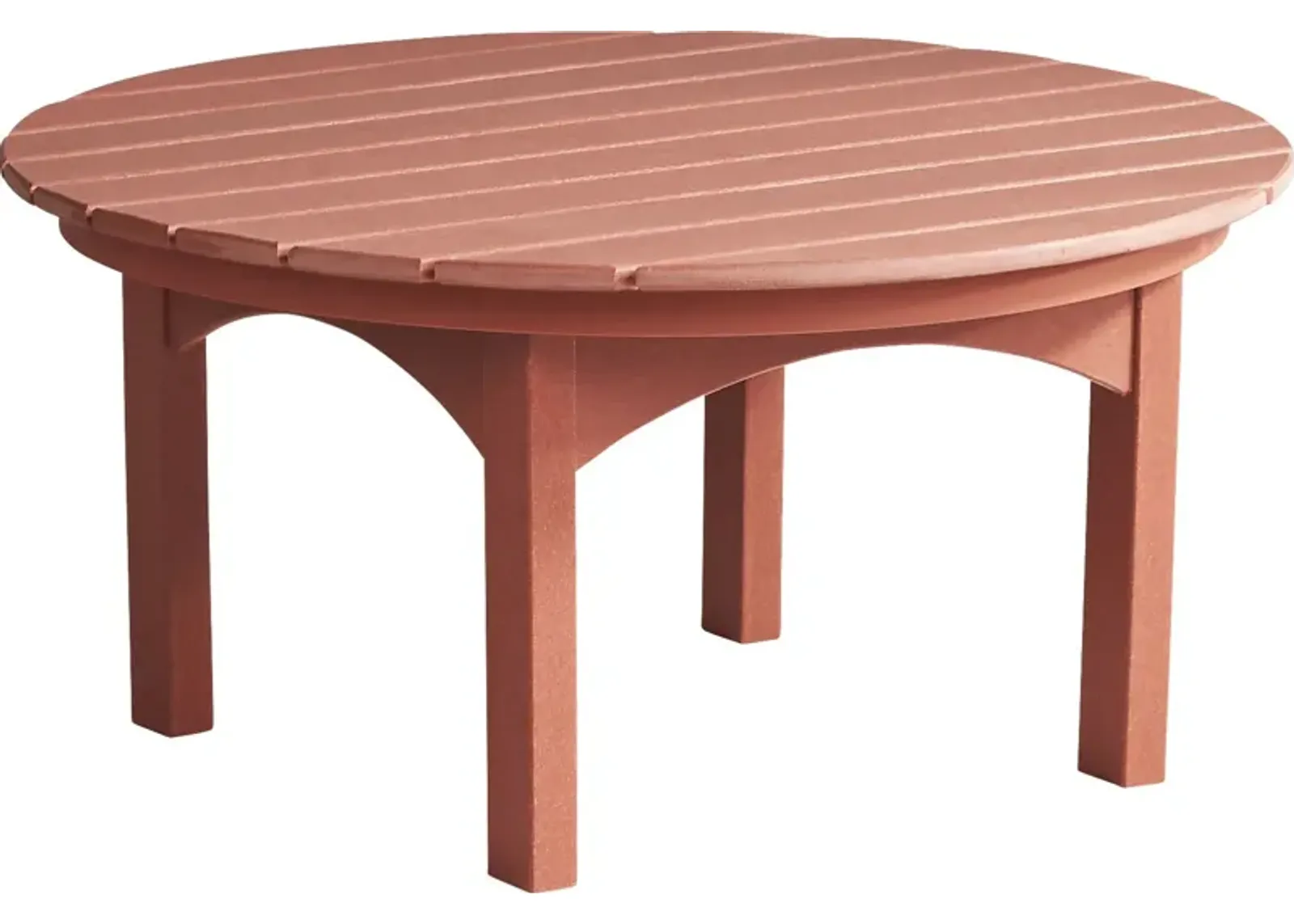 Addy Red Round Outdoor Cocktail Table