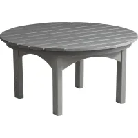 Addy Gray Round Outdoor Cocktail Table