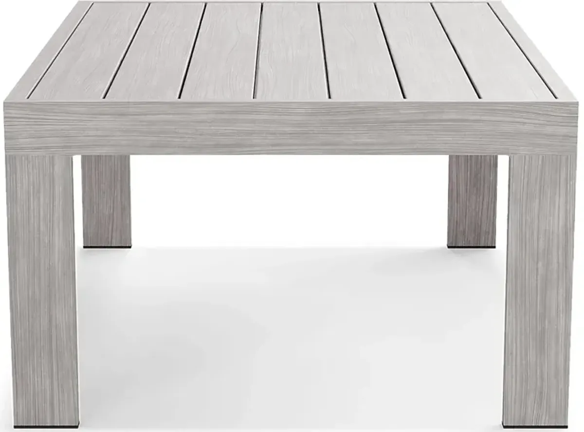 Sun Valley Light Gray Outdoor Cocktail Table