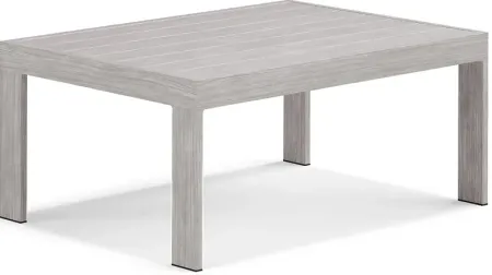 Sun Valley Light Gray Outdoor Cocktail Table