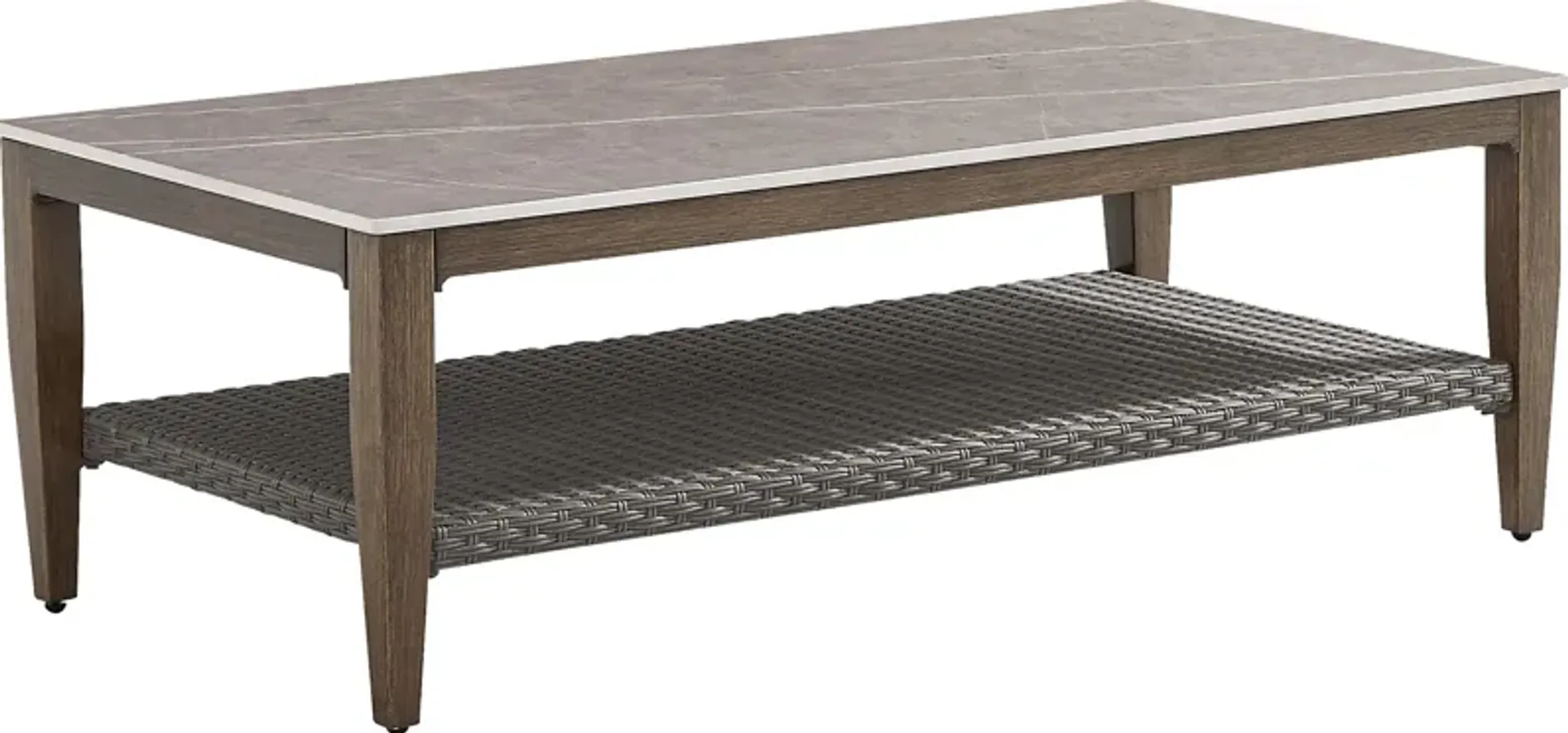 Point Reyes Brown Outdoor Cocktail Table Rooms To Go | Furniture.com