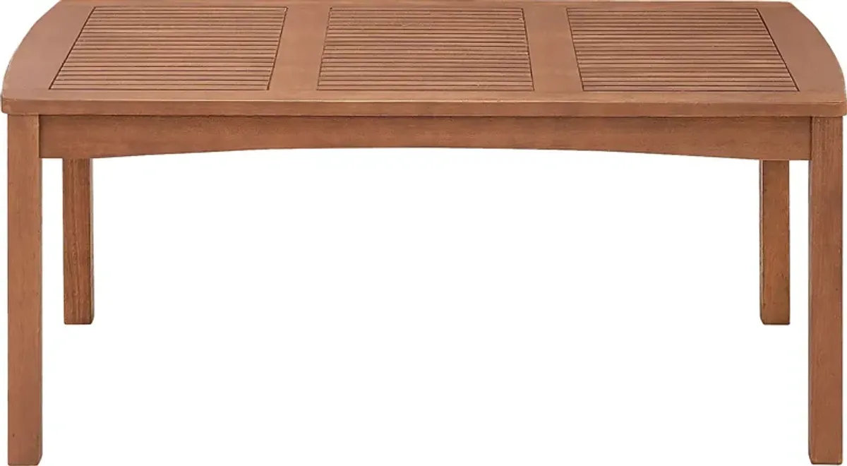 Outdoor Fenchurch Brown Cocktail Table