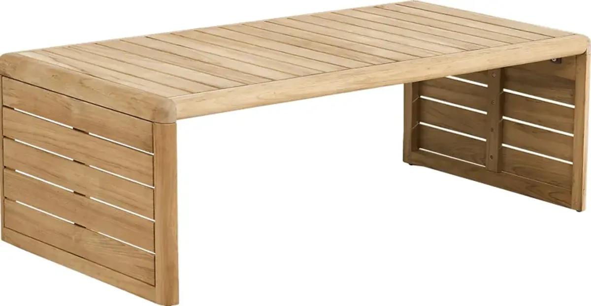 Larkin Natural Outdoor Cocktail Table