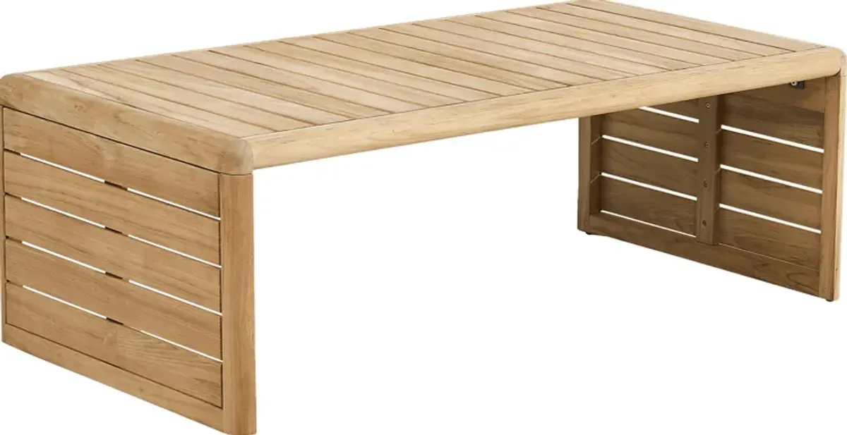 Larkin Natural Outdoor Cocktail Table