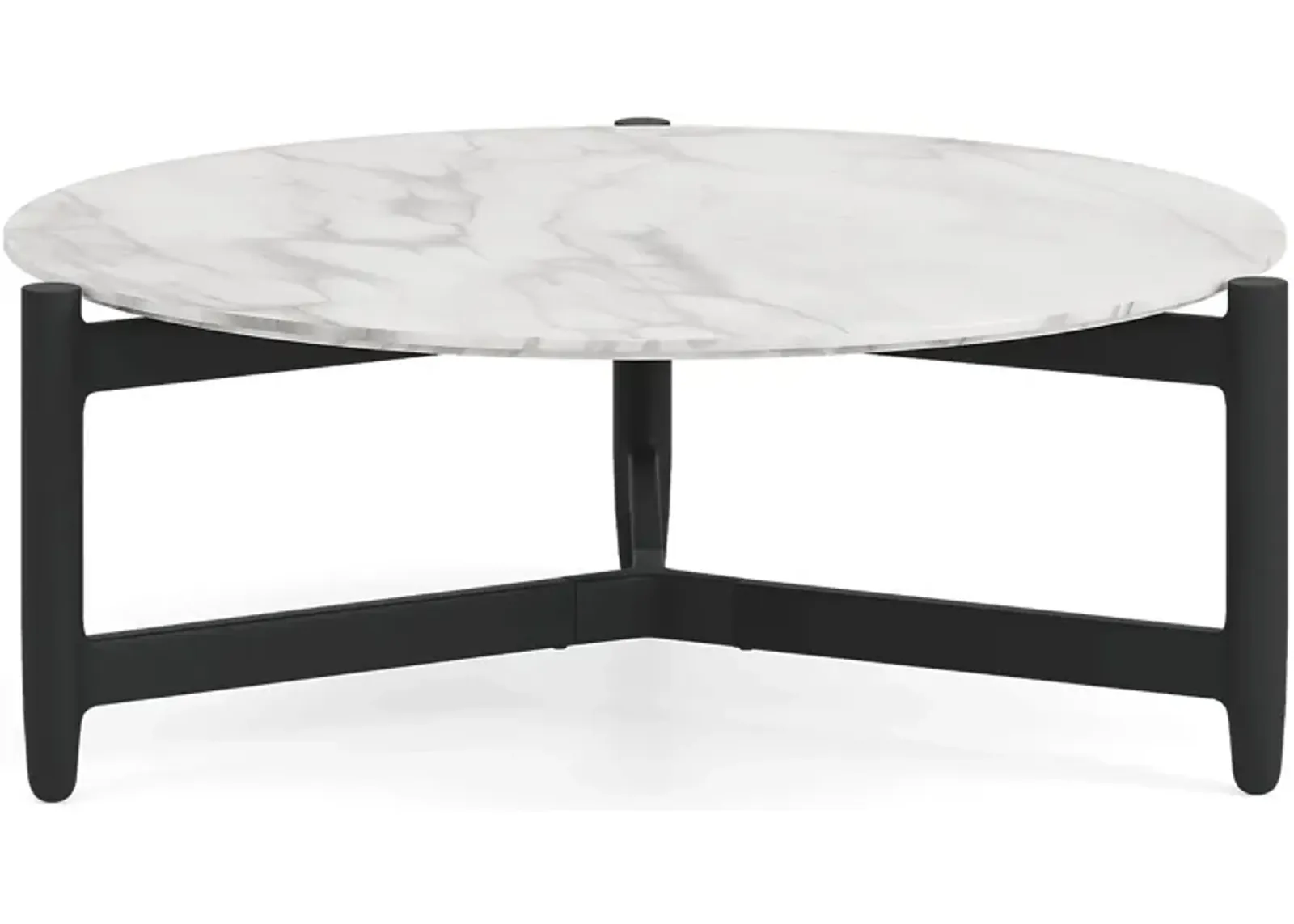 Harlowe Black Large Nesting Outdoor Cocktail Table