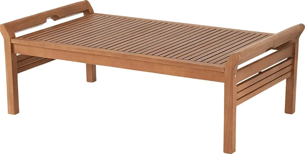 Outdoor Seegmiller Brown Cocktail Table