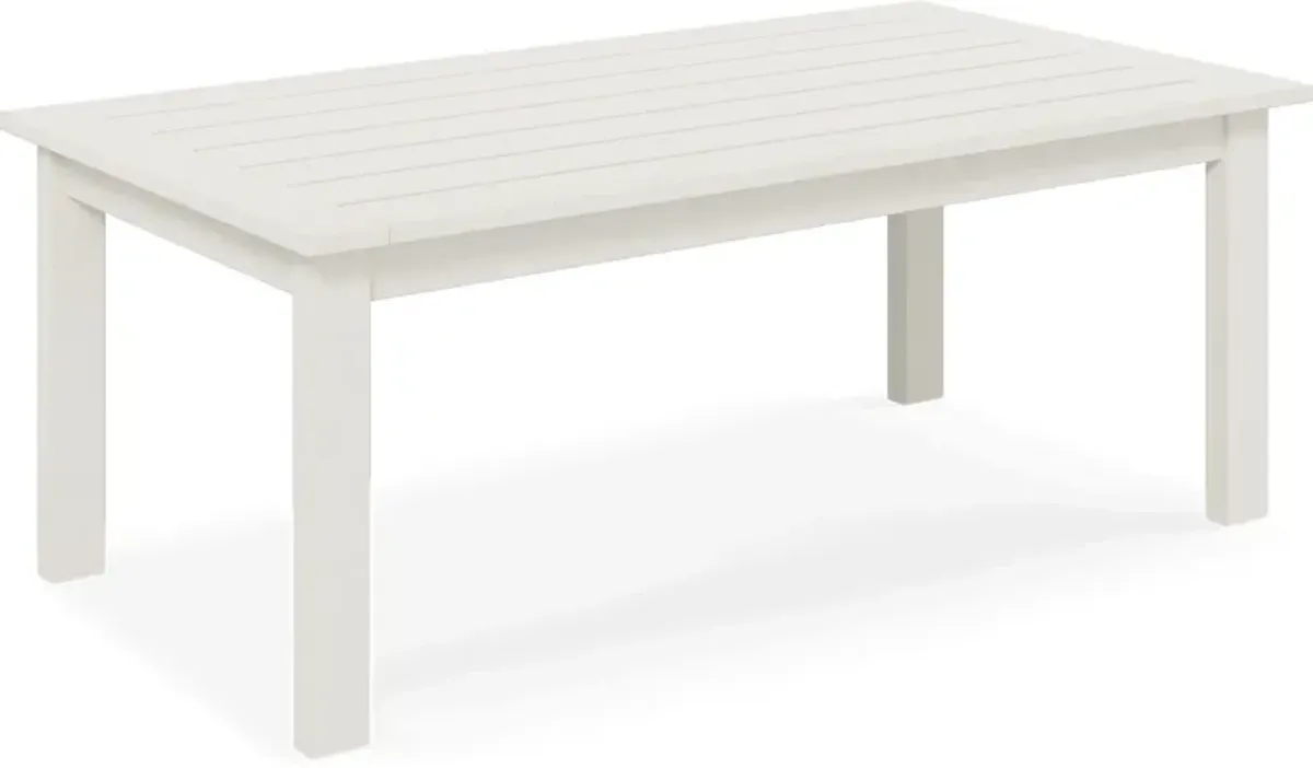 Eastlake White Outdoor Cocktail Table