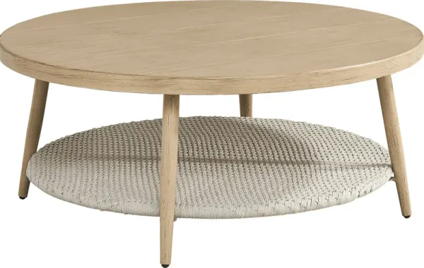 Costa Mesa Natural Outdoor Cocktail Table