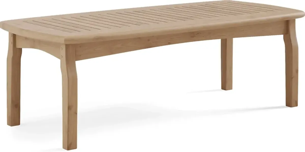 Pleasant Bay Teak Outdoor Cocktail Table