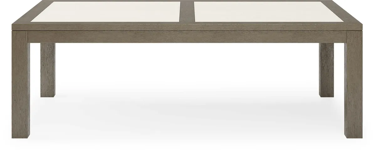 Lake Tahoe Gray Outdoor Cocktail Table