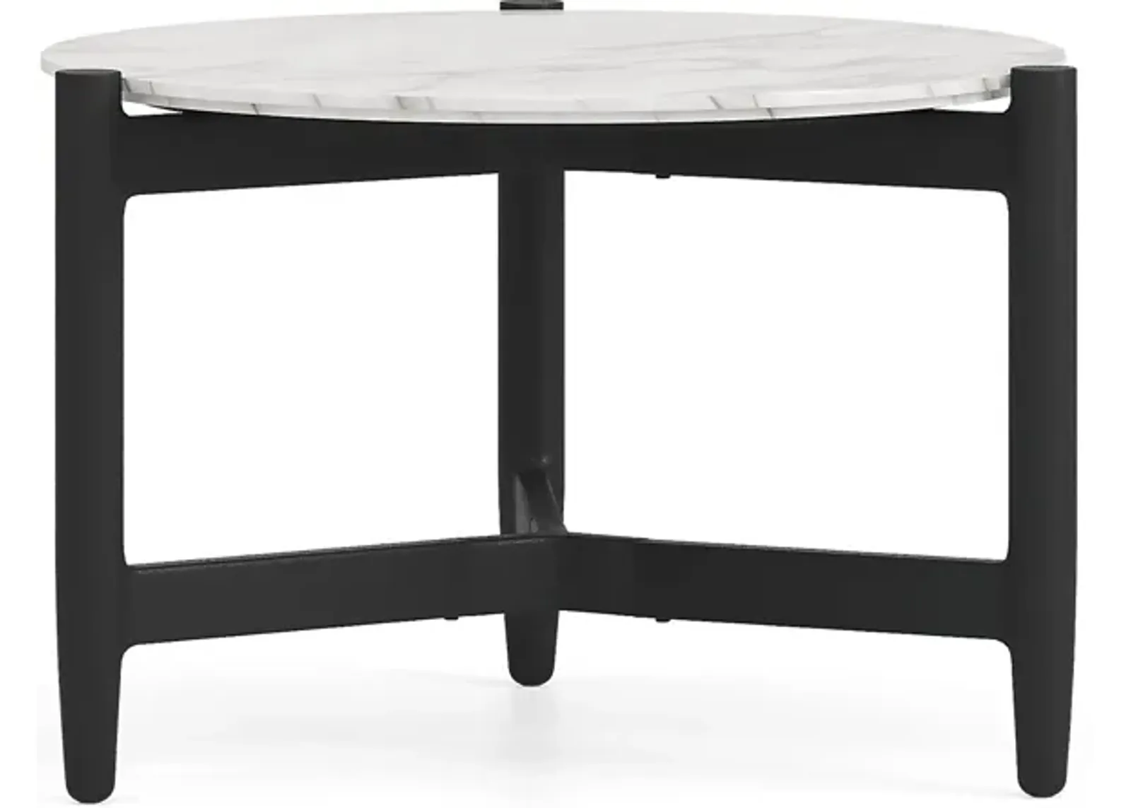 Harlowe Black Small Nesting Outdoor Cocktail Table