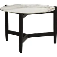 Harlowe Black Outdoor Cocktail Table