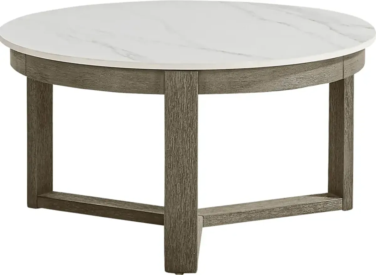 Montecello Gray Small Nesting Outdoor Cocktail Table