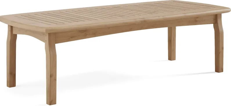 Pleasant Bay 60.5 in. Teak Outdoor Cocktail Table