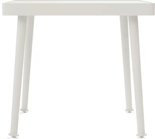 Park Walk White Outdoor Side Table