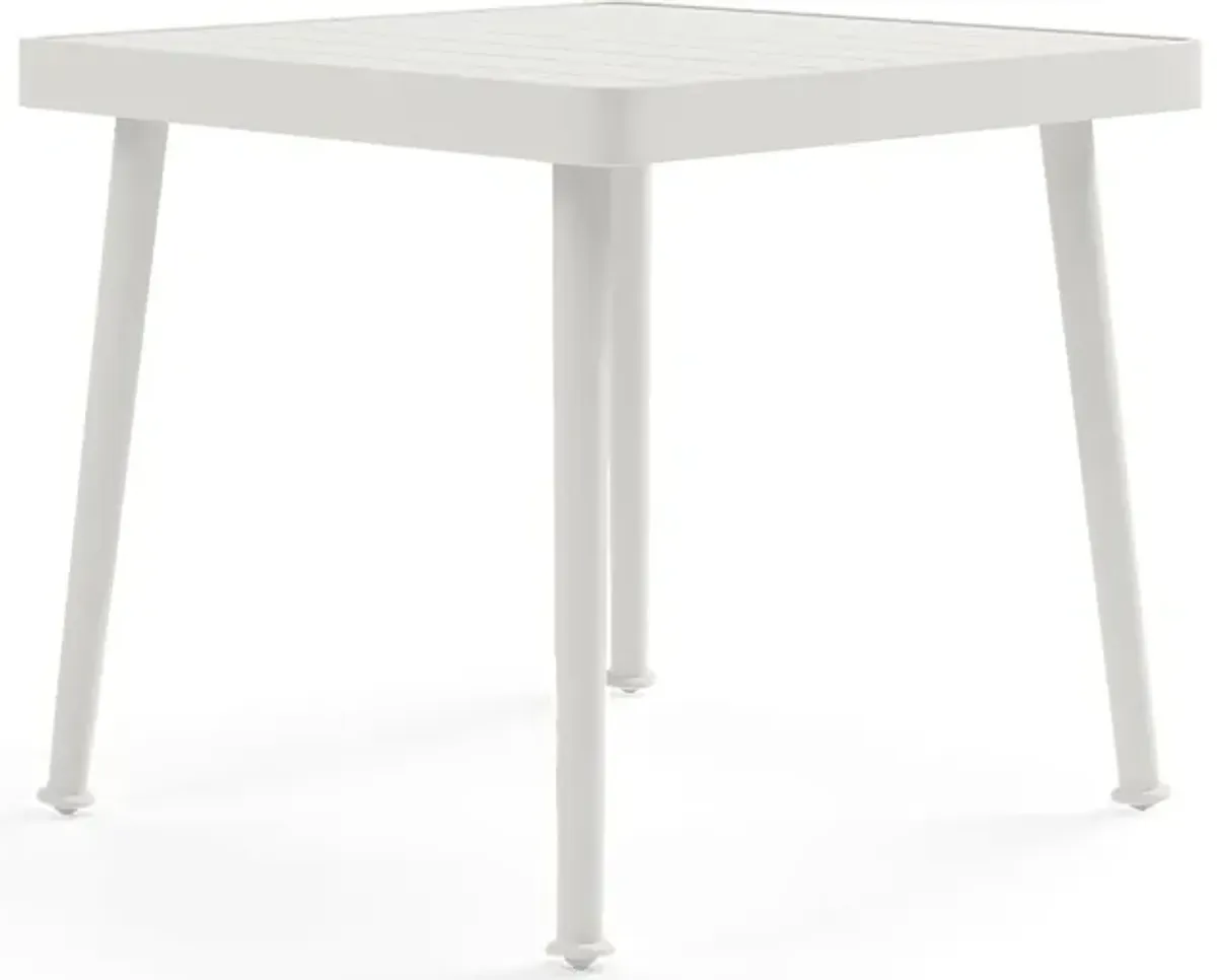 Park Walk White Outdoor Side Table