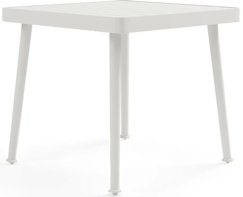 Park Walk White Outdoor Side Table