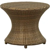 Luna Lake Brown Outdoor End Table