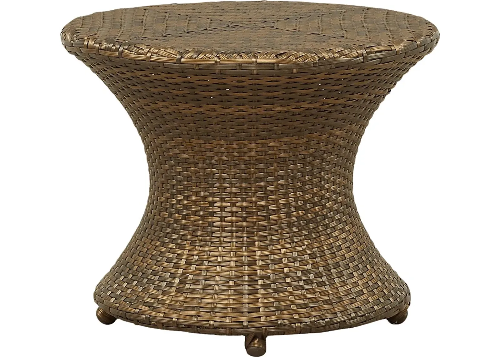 Luna Lake Brown Outdoor End Table