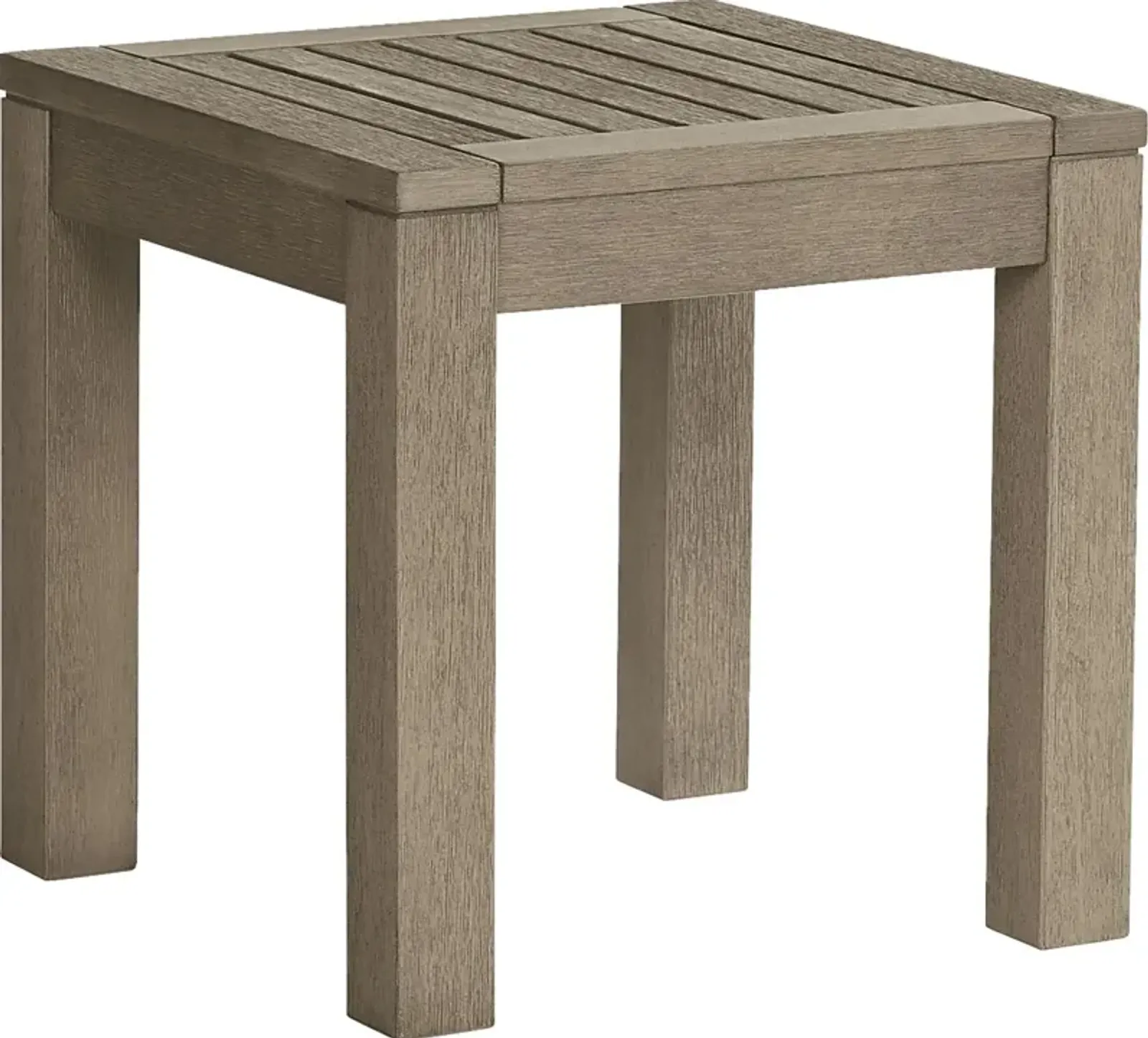 Siesta Key Gray Outdoor End Table