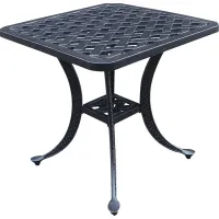 Outdoor Arignon Bronze End Table