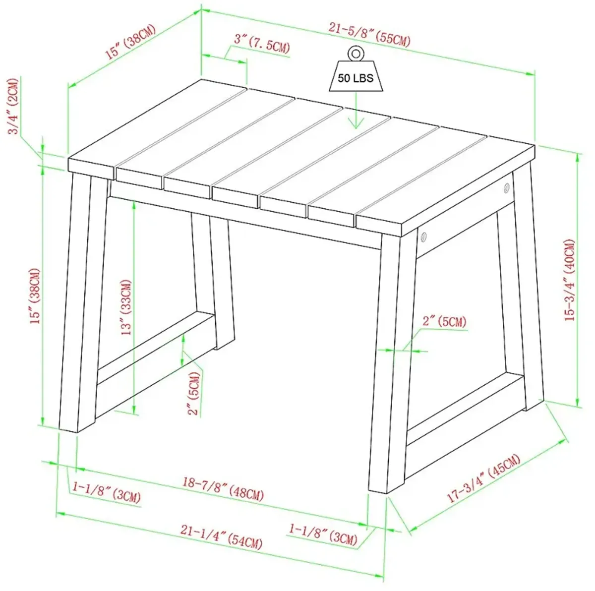 Outdoor Guilmere Natural End Table