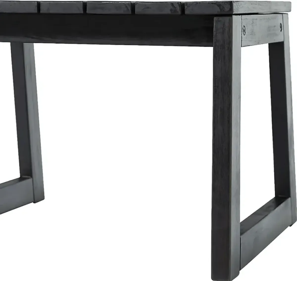 Outdoor Guilmere Black End Table