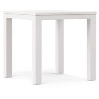 Solana White Square Outdoor End Table