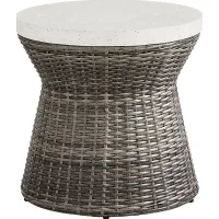 Ria Driftwood Outdoor End Table