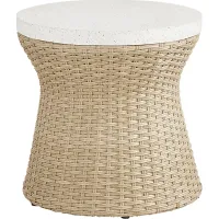 Ria Natural Outdoor End Table